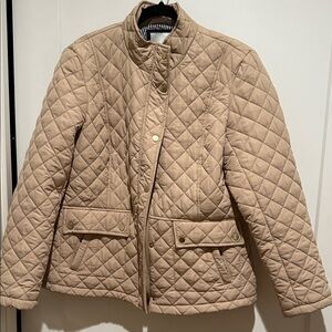 Weatherproof Women's Tan Quilted Puffer Jacket
